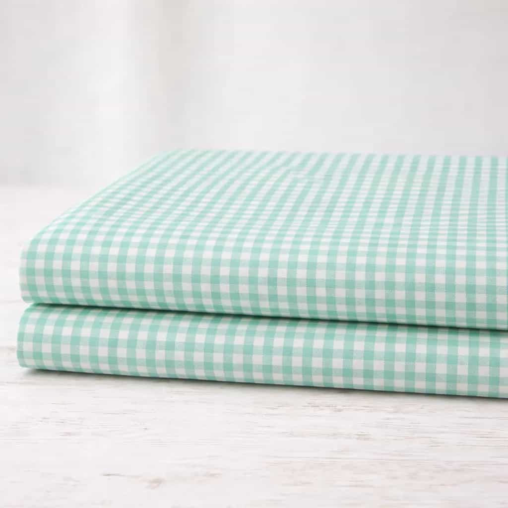 Algodón Vichy “Campo mint” – Cuadro 2,7 mm – 150 cm