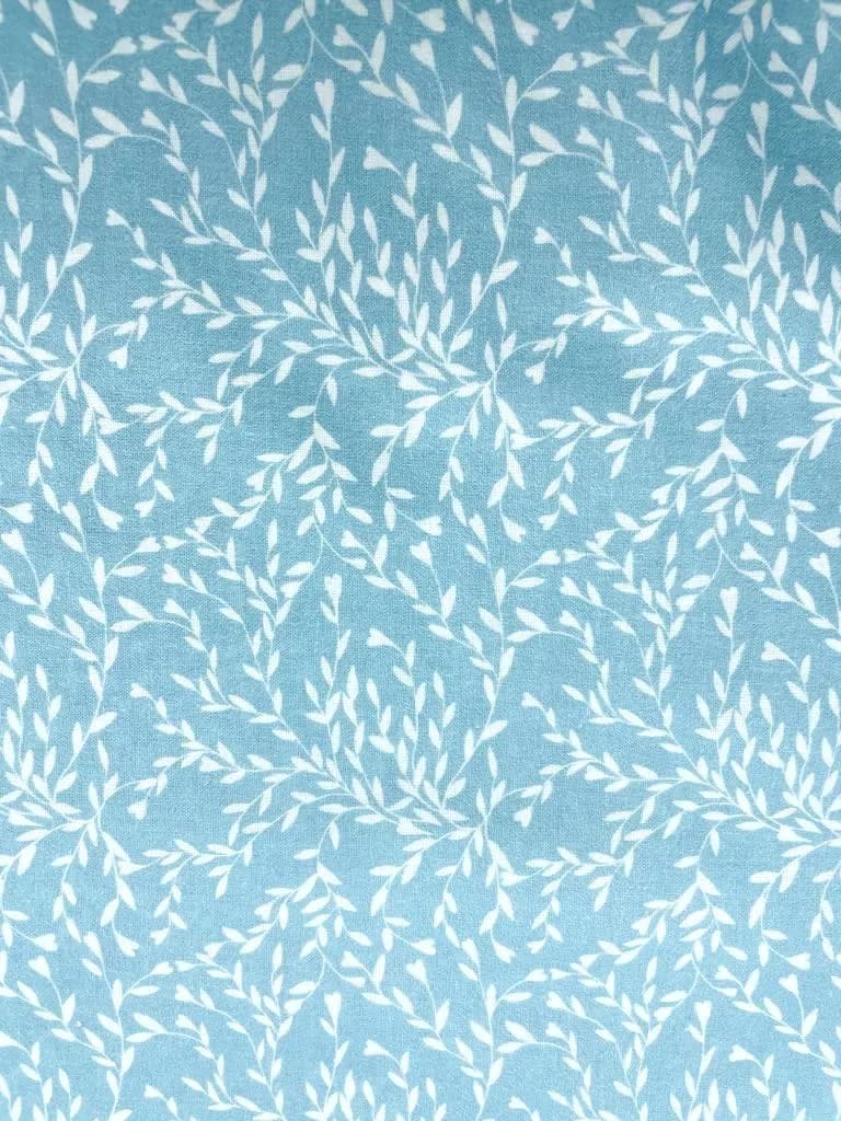 Tela algodón 100% Campaigne Chic azul claro — imagen 1